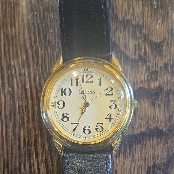 Guess Gold and Black Watch - Picture 1 of 4